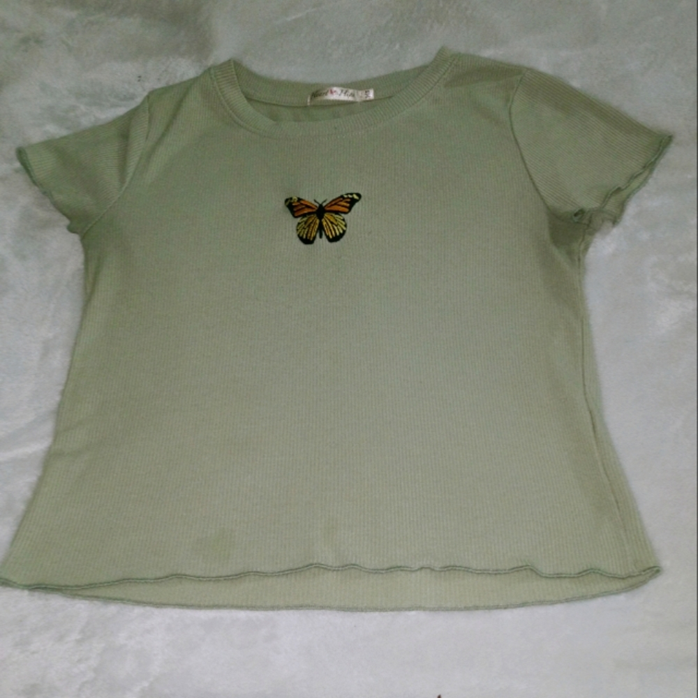 Girls Green Shirt